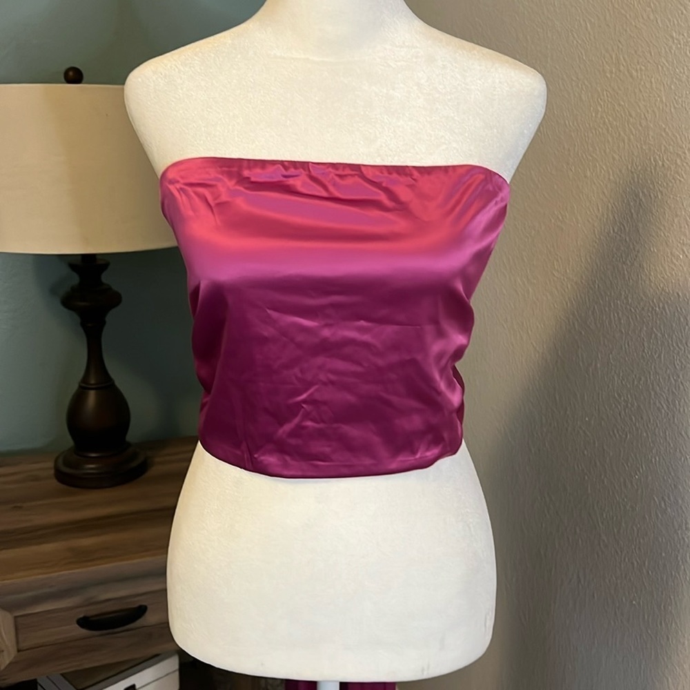 Free People Intimately Hot Takes Convertible Brami Hot Pink Size Large NWT